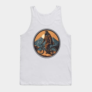 Jesus and his mountain bike Tank Top